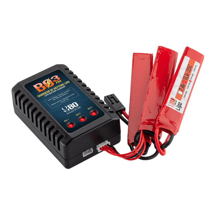 Chargeur de batterie BO3 LiPo 7,4V et 11,1V